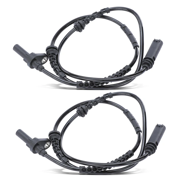 2 Pcs Front Driver & Passenger ABS Wheel Speed Sensor for 2011 BMW 550i xDrive