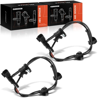2 Pcs Rear Driver & Passenger ABS Wheel Speed Sensor