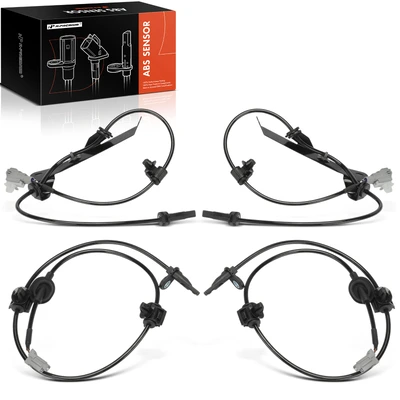 4 Pcs Front & Rear ABS Wheel Speed Sensor