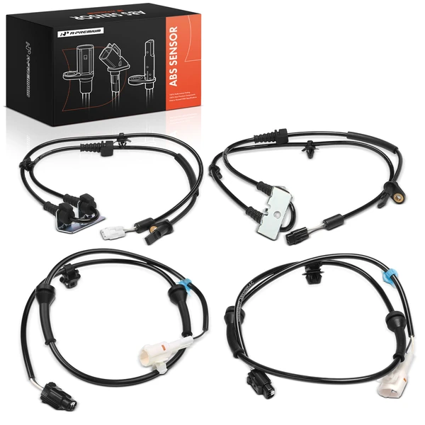 4 Pcs Front & Rear ABS Wheel Speed Sensor for 2010-2011 Suzuki SX4
