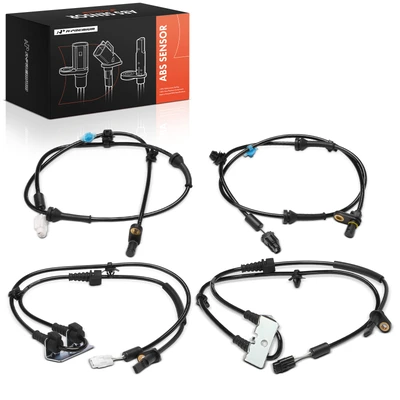 4 Pcs Front & Rear ABS Wheel Speed Sensor
