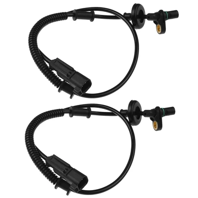 2 Pcs Rear Driver & Passenger ABS Wheel Speed Sensor
