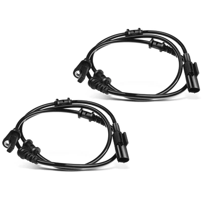 2 Pcs Front ABS Wheel Speed Sensor