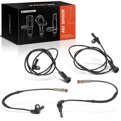 4 Pcs Front & Rear ABS Wheel Speed Sensors