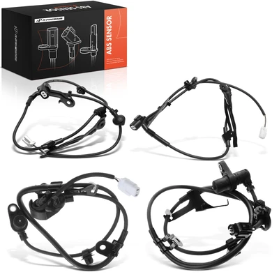 4 Pcs Front & Rear ABS Wheel Speed Sensor