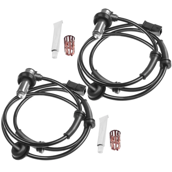 2 Pcs Rear Driver & Passenger ABS Wheel Speed Sensor for 1994-1995 Audi 90