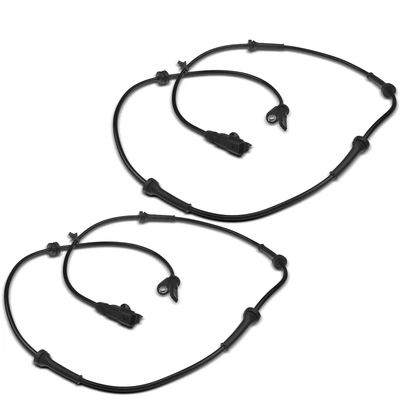 2 Pcs Front Left Driver Side ABS Wheel Speed Sensor