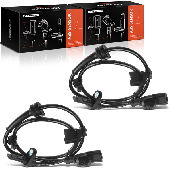 2 Pcs Front Driver & Passenger ABS Wheel Speed Sensor for 2011 Ford Fiesta