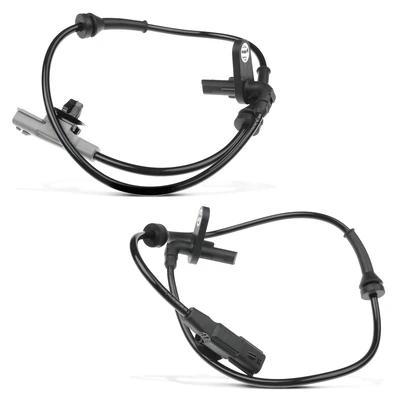 2 Pcs Rear Driver & Passenger ABS Wheel Speed Sensor