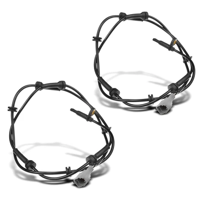 2 Pcs Front ABS Wheel Speed Sensor