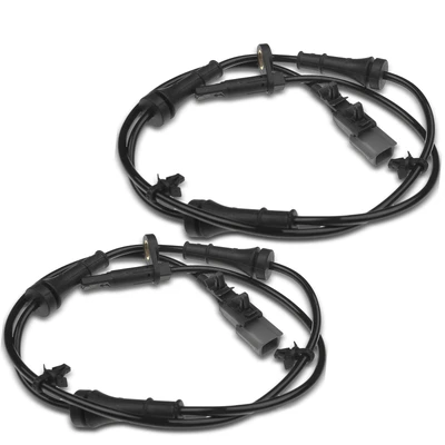2 Pcs Rear Driver & Passenger ABS Wheel Speed Sensor