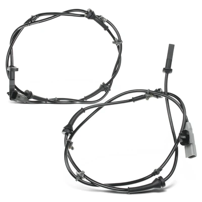 2 Pcs Rear Driver & Passenger ABS Wheel Speed Sensor