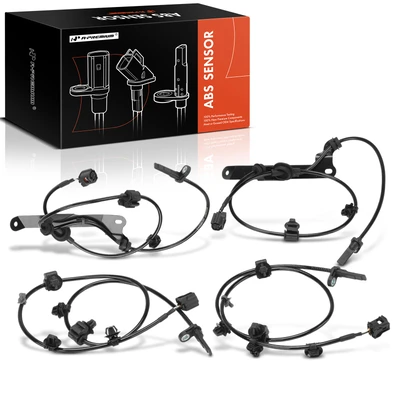 4 Pcs Front & Rear ABS Wheel Speed Sensor