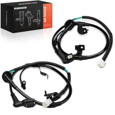 2 Pcs Rear Driver & Passenger ABS Wheel Speed Sensor Wire Harness