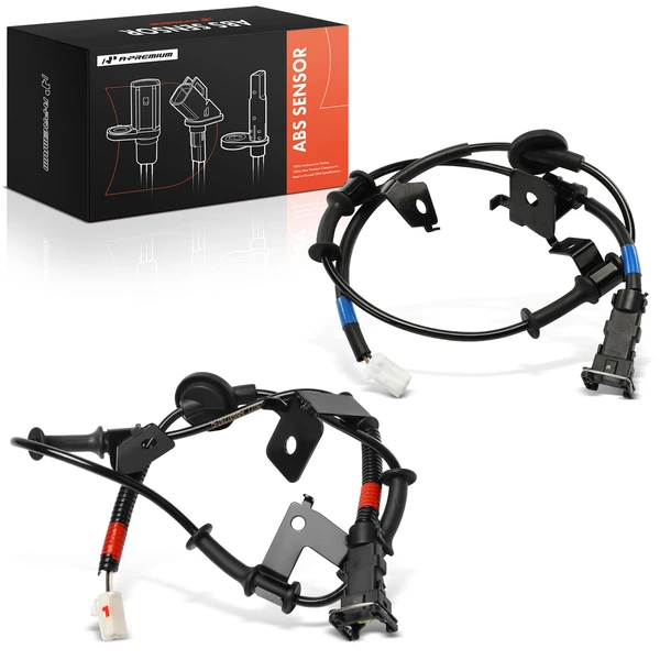 2 Pcs Rear Driver & Passenger ABS Wheel Speed Sensor for 2010 Kia Forte