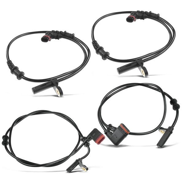 4 Pcs Front & Rear ABS Wheel Speed Sensor for 2009-2010 Mercedes-Benz SLK300