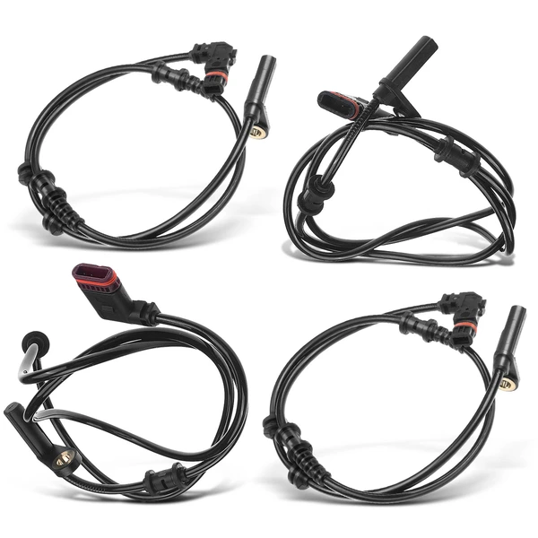 4 Pcs Front & Rear ABS Wheel Speed Sensor for Mercedes-Benz W203 C240 C280 C320
