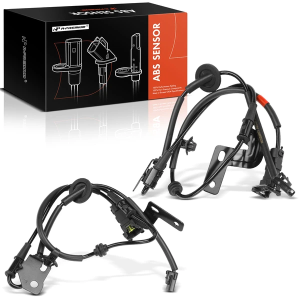 2 Pcs Rear Driver & Passenger ABS Wheel Speed Sensor for Kia Optima 2017-2018