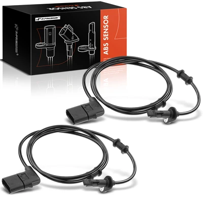 2 Pcs Rear Driver & Passenger ABS Wheel Speed Sensor