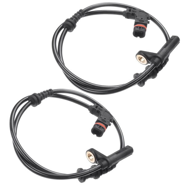 2 Pcs Front Driver & Passenger ABS Wheel Speed Sensor for 2012-2014 Mercedes-Benz SLK250