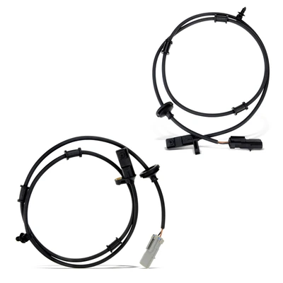 2 Pcs Rear Driver & Passenger ABS Wheel Speed Sensor