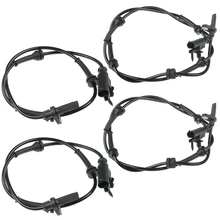 4 Pcs Front & Rear ABS Wheel Speed Sensor