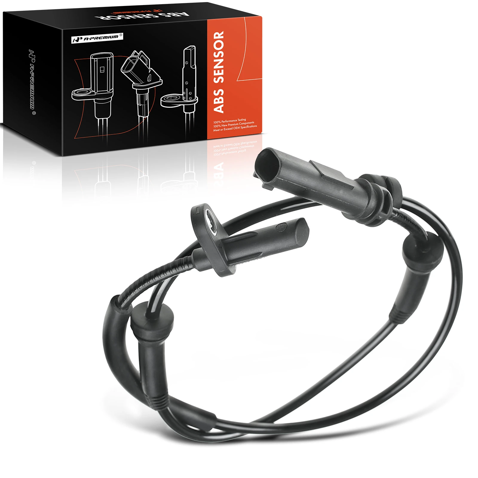 The A-premium Front Driver or Passenger ABS Speed Sensor A-Premium APABS0915 Image 