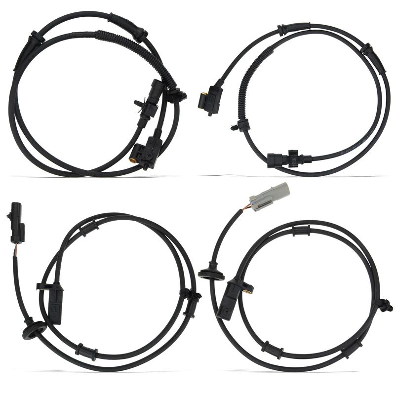 4 Pcs Front & Rear ABS Wheel Speed Sensor for Jeep Grand Cherokee 1999-2004