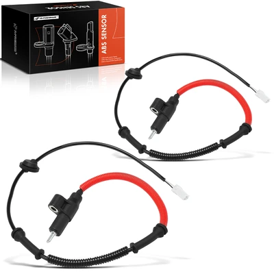 2 Pcs Rear ABS Wheel Speed Sensor