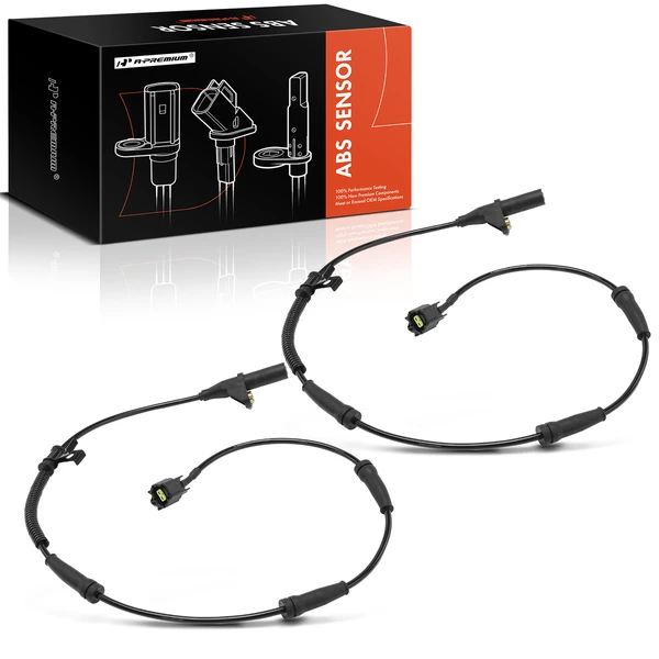 2 Pcs Rear ABS Wheel Speed Sensor for Kia Sedona 2002-2005 Mini Passenger Van