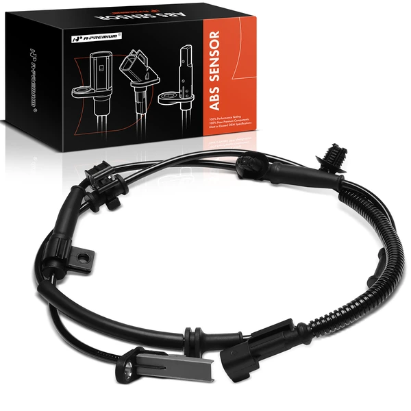 Front Driver ABS Wheel Speed Sensor for 2020-2025 Ford F-350 Super Duty