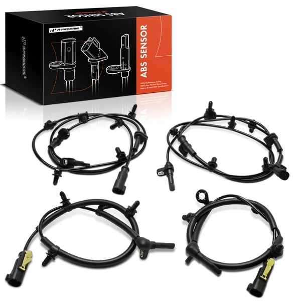 4 Pcs Front & Rear ABS Speed Sensor for 2019-2020 GMC Terrain