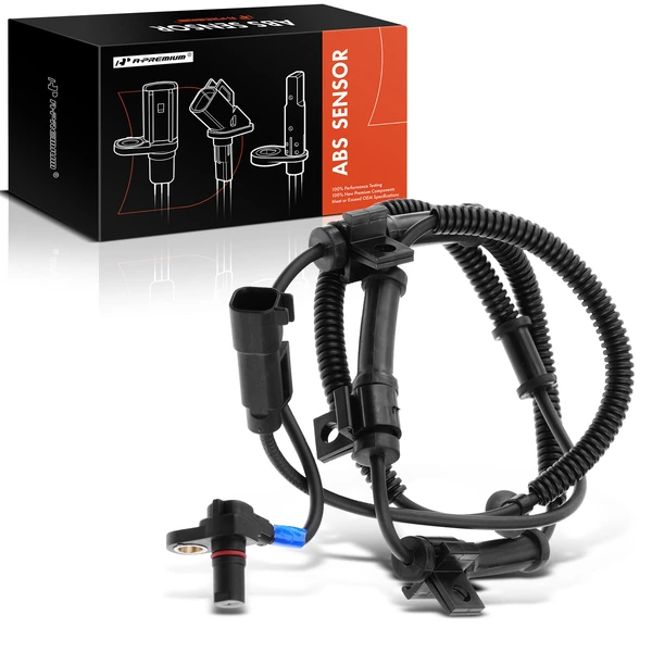 Front Driver or Passenger ABS Wheel Speed Sensor for Ford F-250 F-450 Super Duty