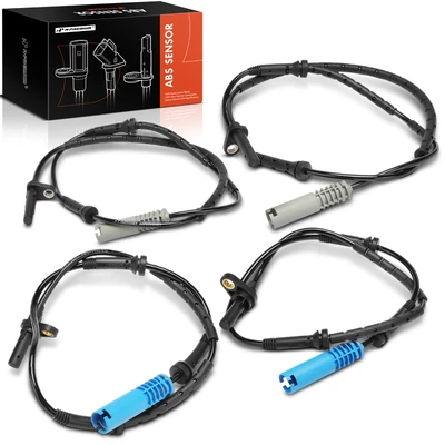 4 Pcs Front & Rear ABS Wheel Speed Sensor