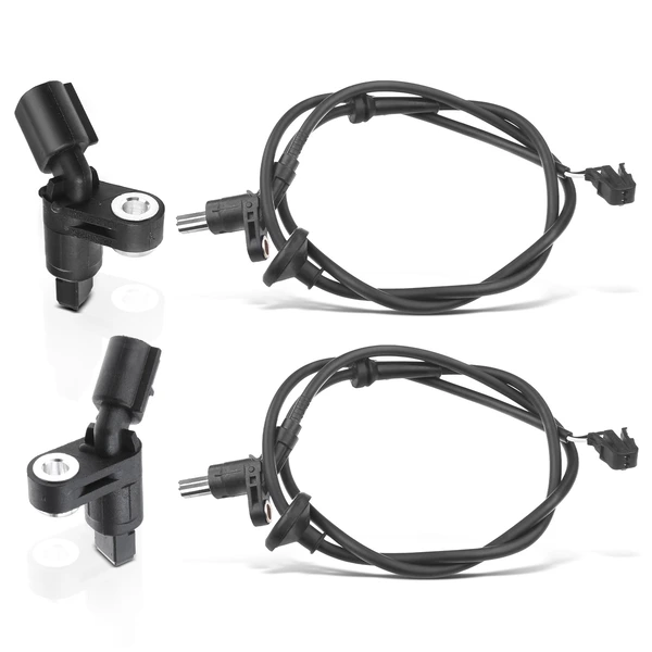 4 Pcs Front & Rear ABS Wheel Speed Sensor for 1996-2002 Volkswagen Cabrio