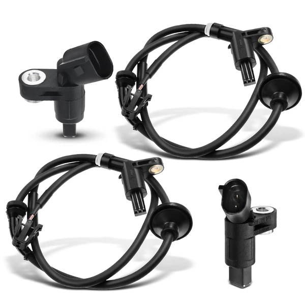 4 Pcs Front & Rear ABS Wheel Speed Sensor for 1996-2002 Volkswagen Cabrio