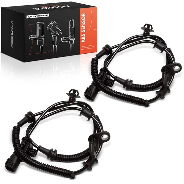 2 Pcs Front Driver & Passenger ABS Wheel Speed Sensor for 2022-2024 Jeep Grand Cherokee