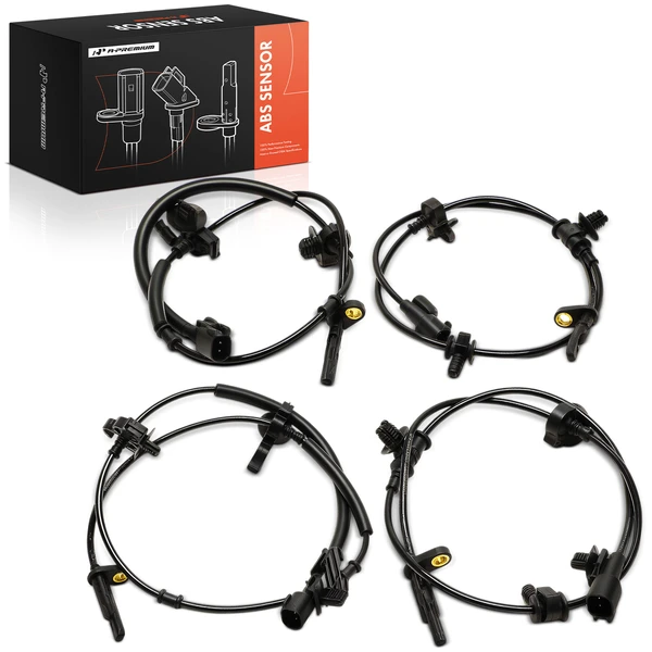 4 Pcs Front & Rear ABS Wheel Speed Sensors for 2020-2024 Cadillac CT4