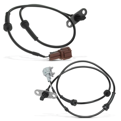 2 Pcs Rear Driver & Passenger ABS Wheel Speed Sensor