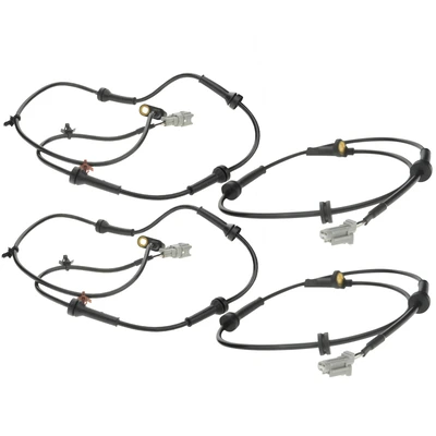 4 Pcs Front & Rear ABS Wheel Speed Sensor