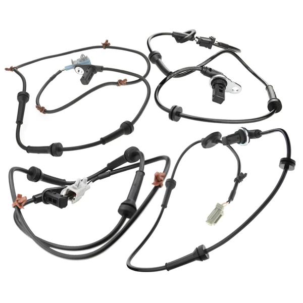 4 Pcs Front & Rear ABS Wheel Speed Sensor for 2004-2008 Nissan Maxima