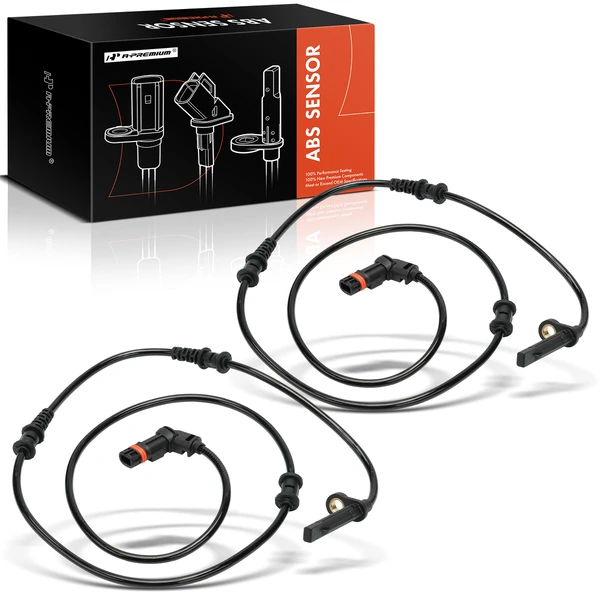 2 Pcs Front ABS Wheel Speed Sensor for 2012-2015 Mercedes-Benz ML550