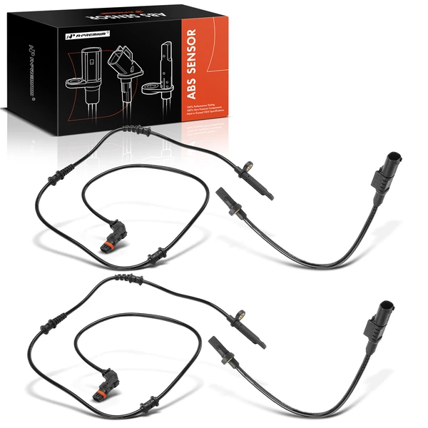 4 Pcs Front & Rear ABS Wheel Speed Sensor for 2012-2015 Mercedes-Benz ML350