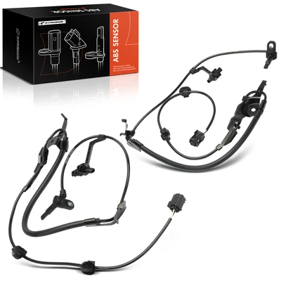 2 Pcs Front ABS Wheel Speed Sensor with Harness