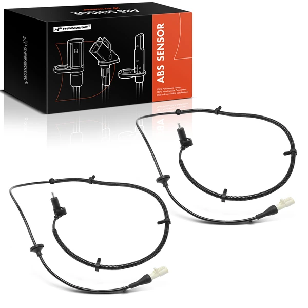 2 Pcs Rear ABS Wheel Speed Sensor for 2001-2002 Mercury Grand Marquis