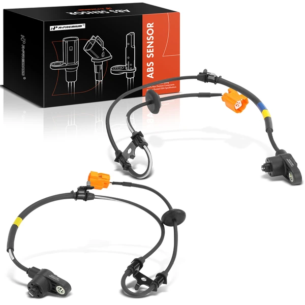 2 Pcs Front ABS Wheel Speed Sensor for Honda Pilot 2006-2008 V6 3.5L