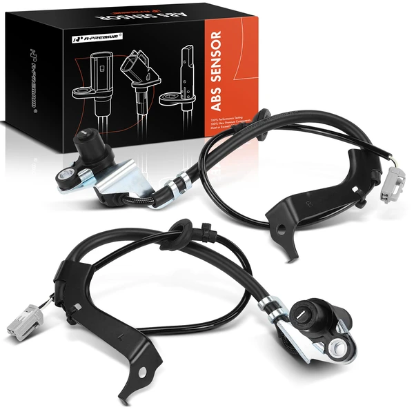 2 Pcs Rear ABS Wheel Speed Sensor for 2004-2010 Toyota Sienna