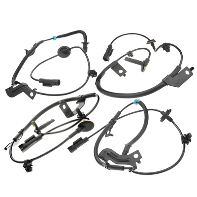 4 Pcs Front & Rear ABS Wheel Speed Sensor