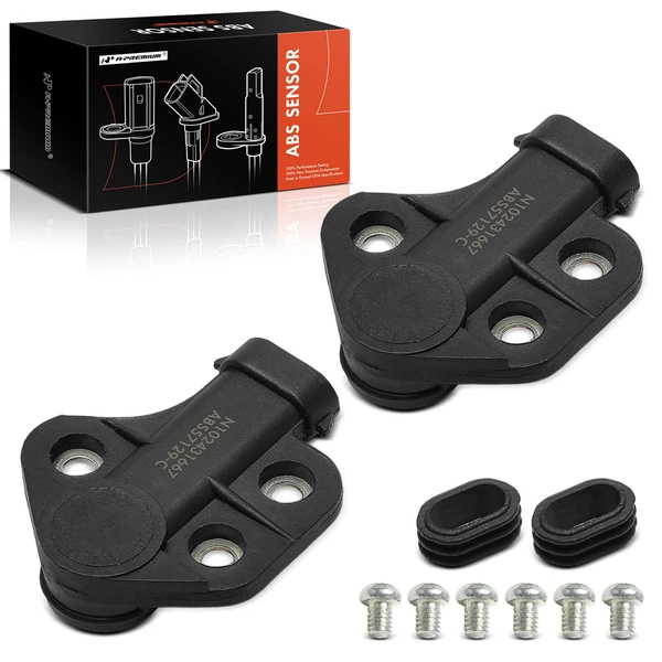 2 Pcs Rear ABS Wheel Speed Sensor for 1993 Cadillac 60 Special