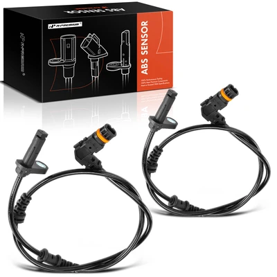 2 Pcs Front ABS Wheel Speed Sensor